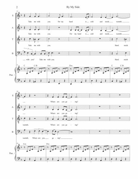 By My Side From Godspell For Vocal Quartet Satb Page 2