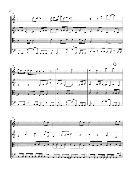 By Your Side String Quartet Trio Duo Or Solo Violin Page 2