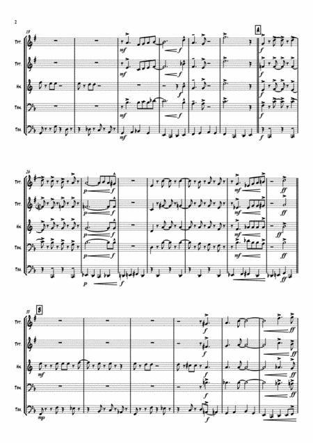 Bye Bye Blackbird Brass Quintet Page 2