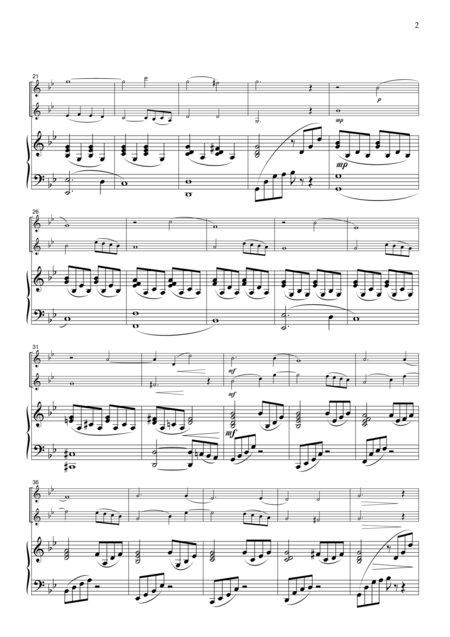 Caccini Ave Maria For Piano Trio Pc001 Page 2