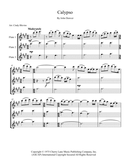 Calypso For Flute Trio Page 2