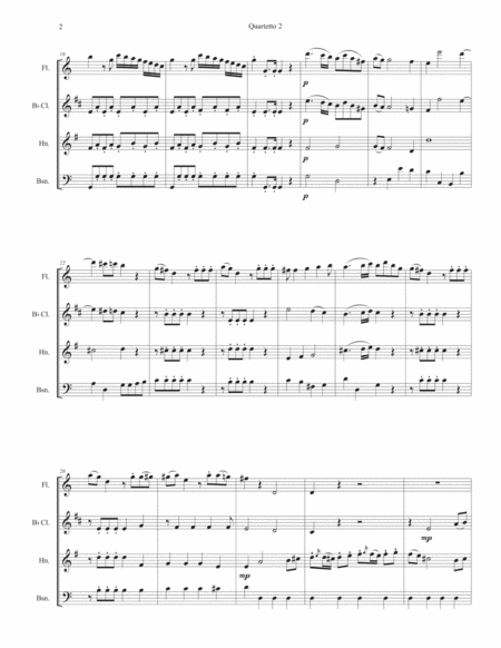 Cambini Quartet 2 For Wind Quartet Page 2