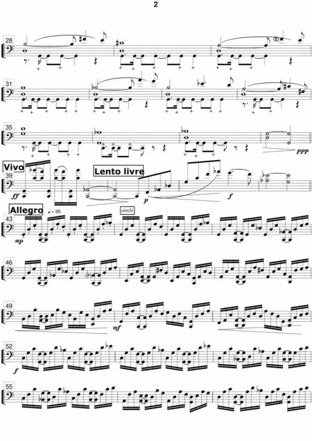 Candombera Cello Solo Piece Page 2