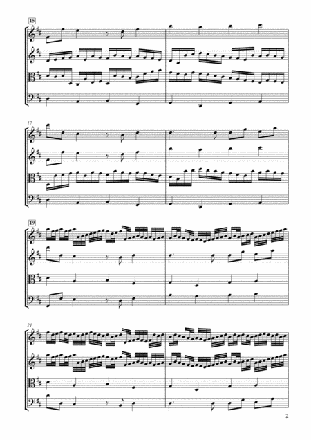 Canon In D Major For String Quartet Page 2