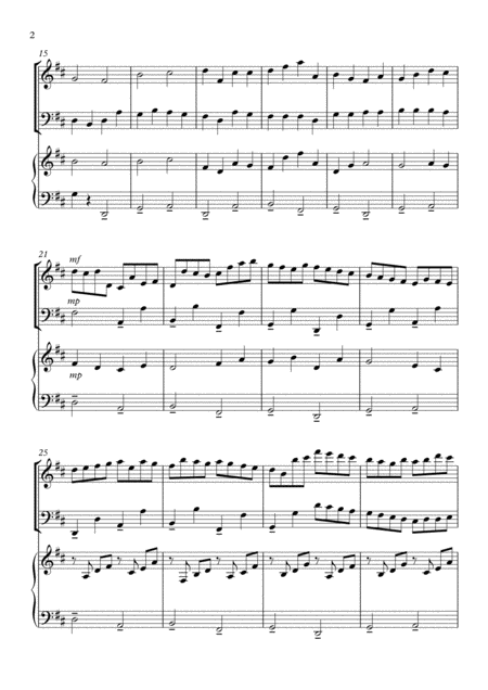 Canon In D Trio For Piano Violin Cello Page 2