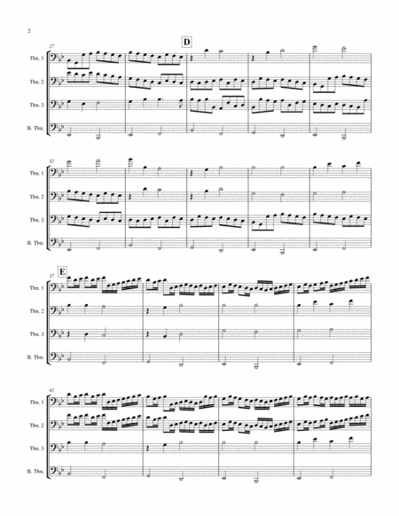 Canon In D Trombone Quartet Arr Joseph Dunlap Page 2