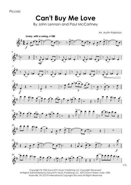 Cant Buy Me Love Flute Quartet Page 2