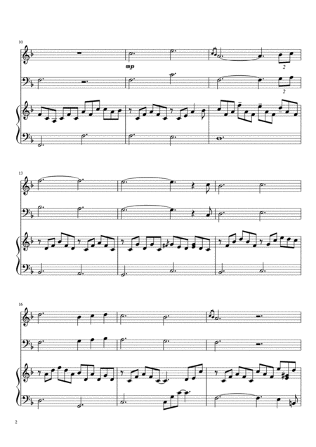 Cant Help Falling In Love Piano Trio Page 2