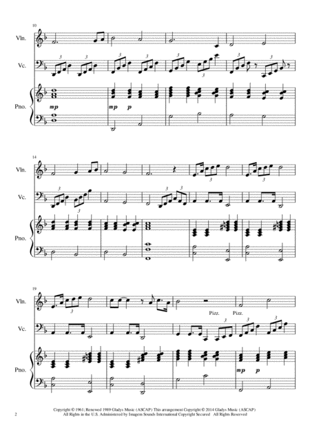 Cant Help Falling In Love Piano Violin And Cello Page 2