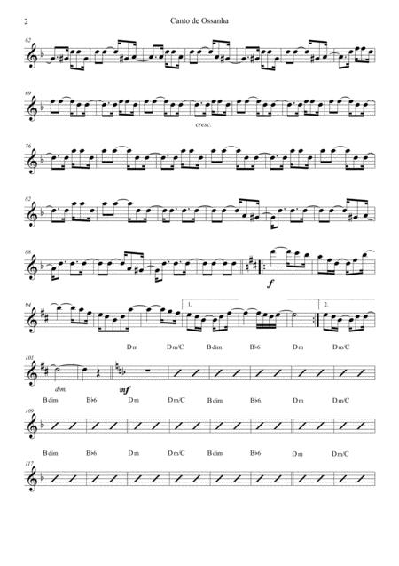 Canto De Ossanha Tenor Sax Page 2