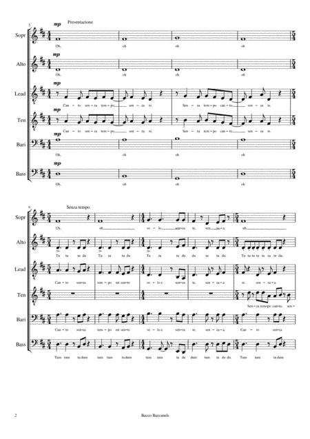 Canto Senza Tempo Sattbb Satb Ttbb Page 2