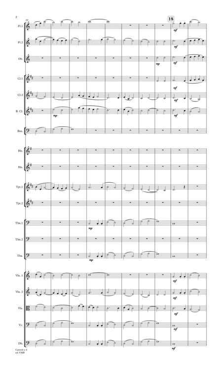 Canzon A 4 By Giovanni Gabrieli For Full Community Orchestra Page 2