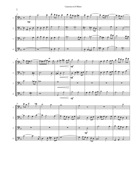 Canzona In D Minor Page 2