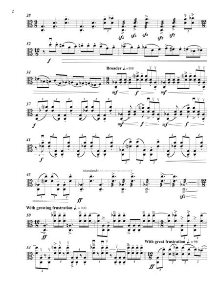 Capriccio Volante For Solo Viola Page 2