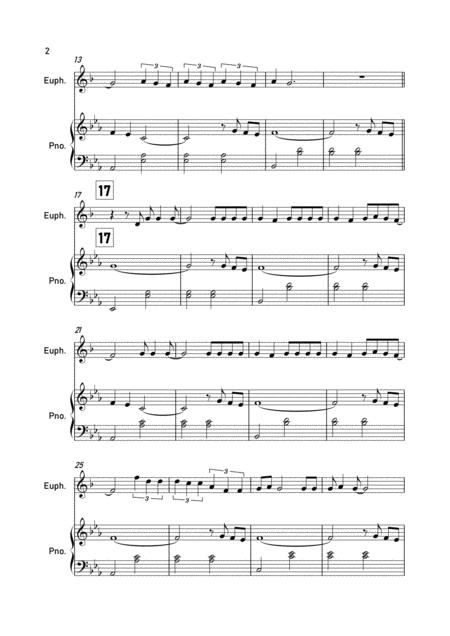 Cardigan By Taylor Swift Euphonium And Piano Page 2