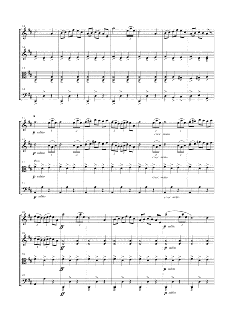 Carillon From L Arlesienne Suite No 1 For String Quartet Page 2