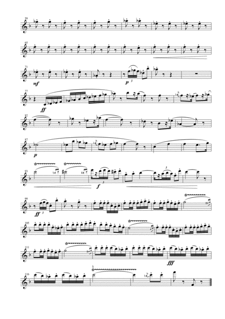Carmen Overture Prelude For Saxophone Quartet Page 2