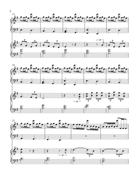 Carol Of Emmanuel For Two Pianos Page 2