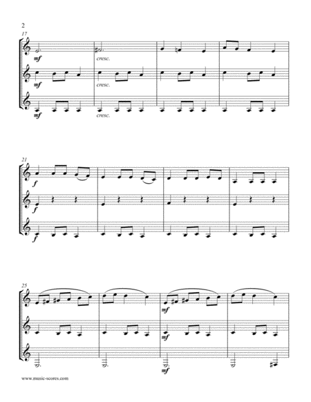 Carol Of The Bells Bass Clarinet Trio Page 2