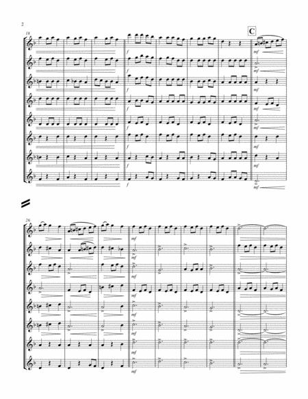 Carol Of The Bells F Min Alto Saxophone Octet Page 2