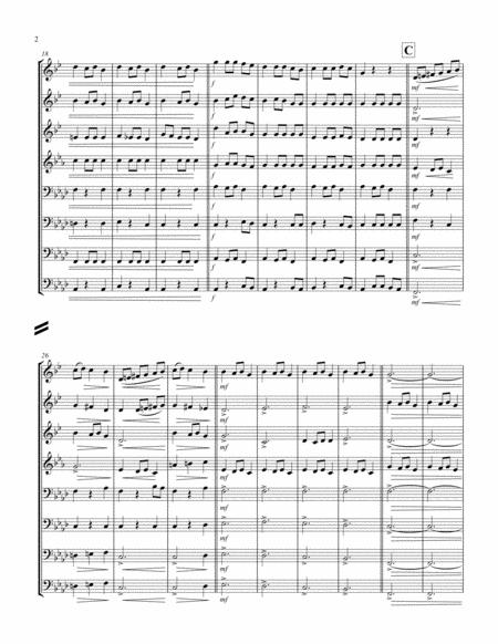 Carol Of The Bells F Min Brass Octet 3 Trp 1 Hrn 3 Trb 1 Tuba Page 2
