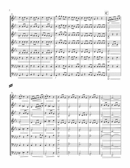Carol Of The Bells F Min Brass Octet 3 Trp 2 Hrn 2 Trb 1 Tuba Page 2