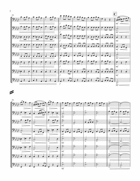 Carol Of The Bells F Min Euphonium Octet Bass Clef Page 2