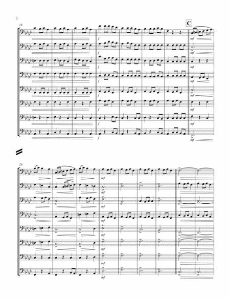 Carol Of The Bells F Min Trombone Octet Page 2