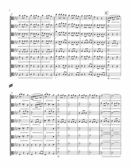 Carol Of The Bells F Min Viola Octet Page 2