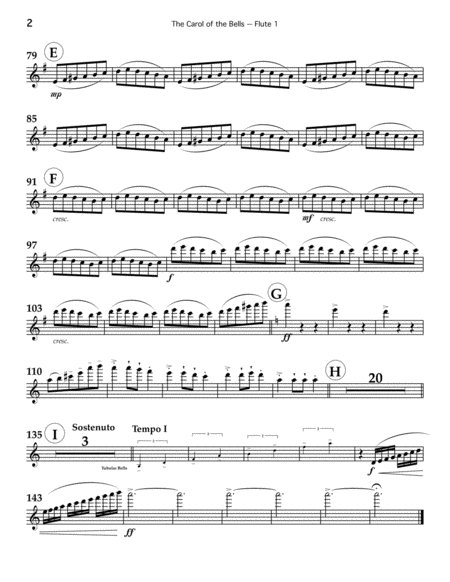 Carol Of The Bells Set Of Parts Page 2
