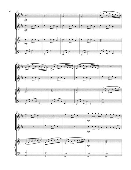 Carol Of The Bells Treble Bb Isntrument Duet Page 2