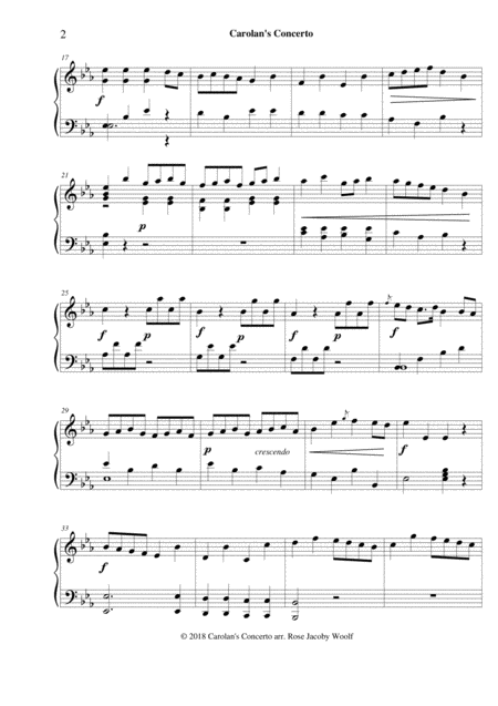 Carolans Concerto Piano Solo Page 2