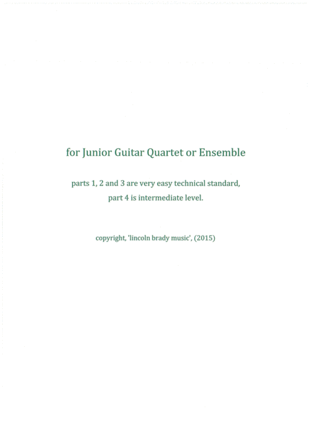 Carousel Junior Guitar Ensemble Page 2