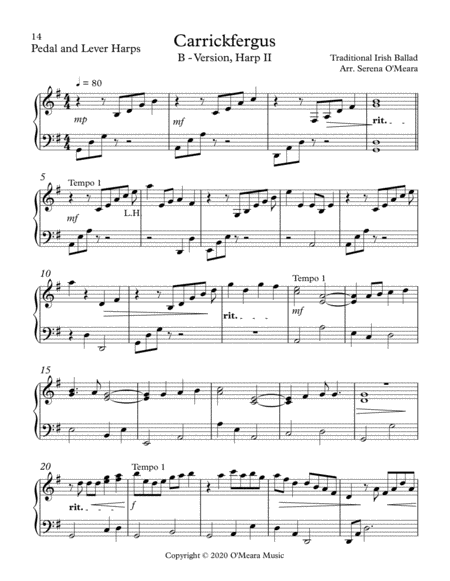 Carrickfergus B Version Harp Ii Page 2