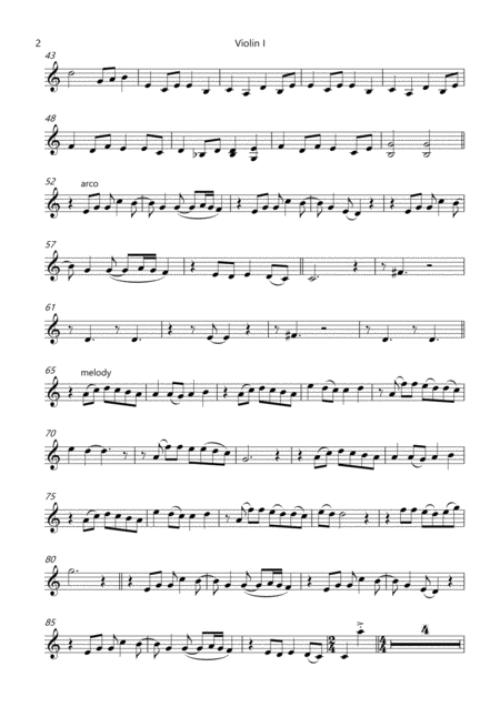 Carry On Wayward Son String Quartet Page 2