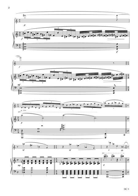 Cavatina For Violin And Piano Page 2