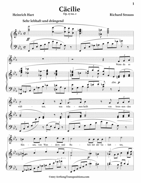 Ccilie Op 27 No 2 E Flat Major Page 2