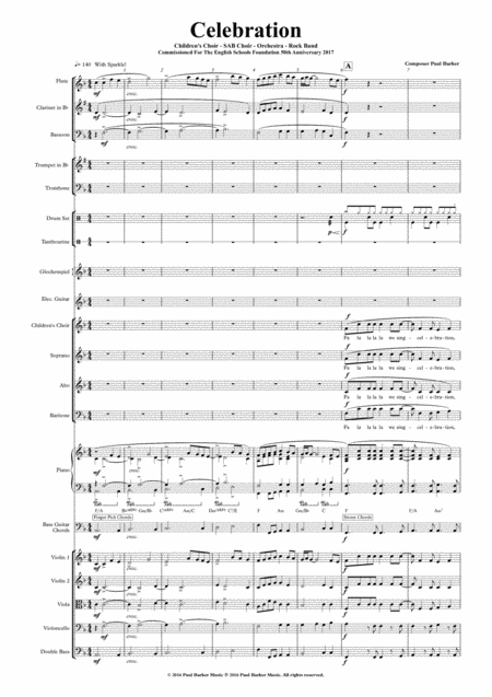 Celebration Choir Orchestra And Rock Band Score Parts Page 2