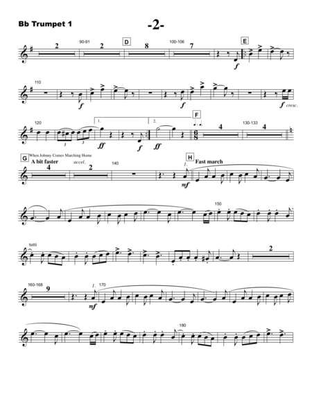 Celtic Arms B Flat Trumpet 1 Part Page 2