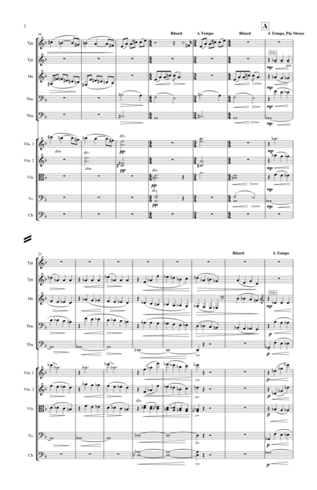 Central Park Morning Orchestra Brass Quintet Version Page 2