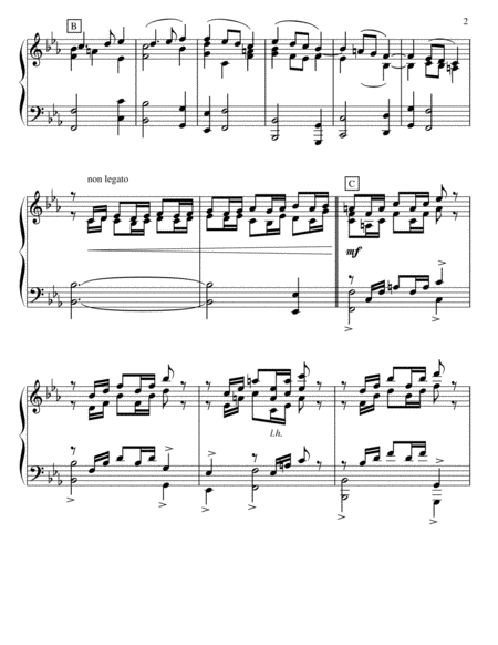 Chaconne From Suite In E Flat Piano Page 2