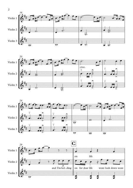 Chandelier For Three Violins Page 2