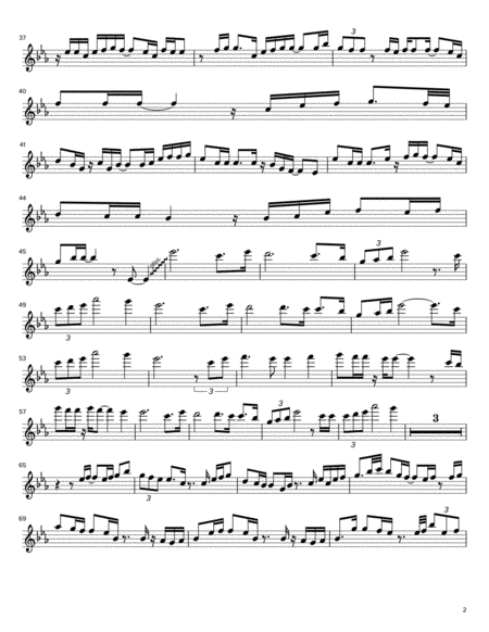 Chandelier Tenor Saxophone Page 2