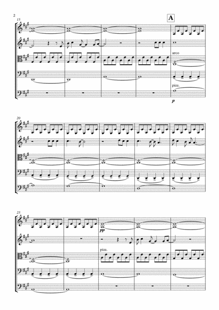 Chasing Cars String Quintet String Orchestra Page 2