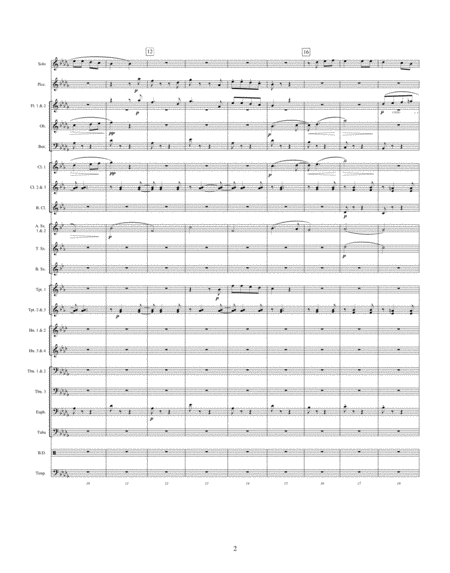 Che Gelida Manina From La Boheme For Concert Band Page 2