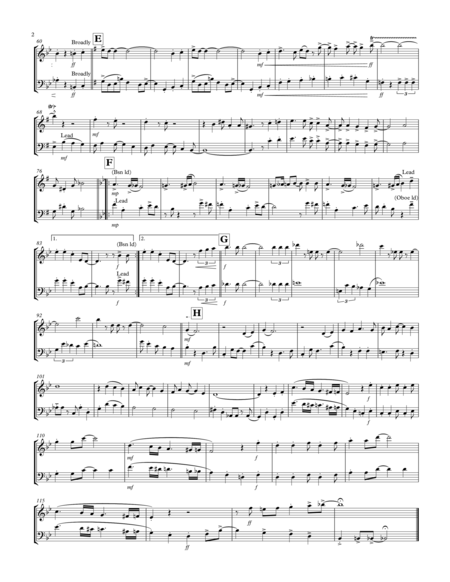 Cheek To Cheek Oboe Bassoon Duet 1930s Style Page 2