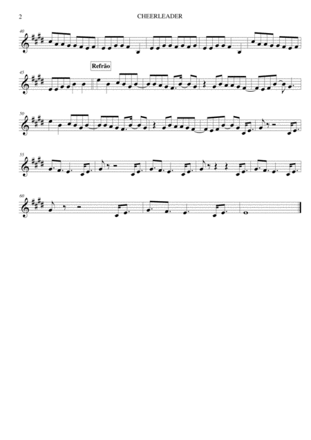 Cheerleader For String Quartet Page 2