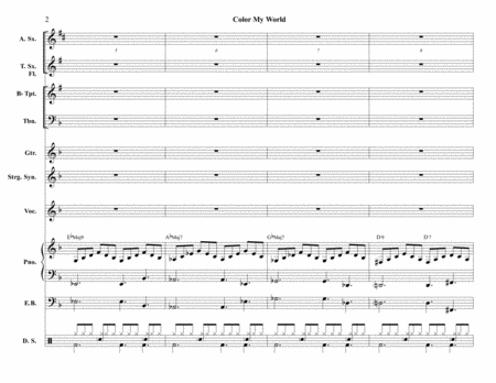 Chicago Color My World Jazz Combo With Vocal Page 2