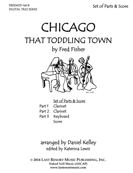 Chicago That Toddling Town For Clarinet And Piano Trio Page 2