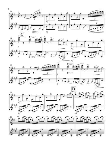 Chinese Dance Nutcracker Suite Flute Clarinet Duet Page 2